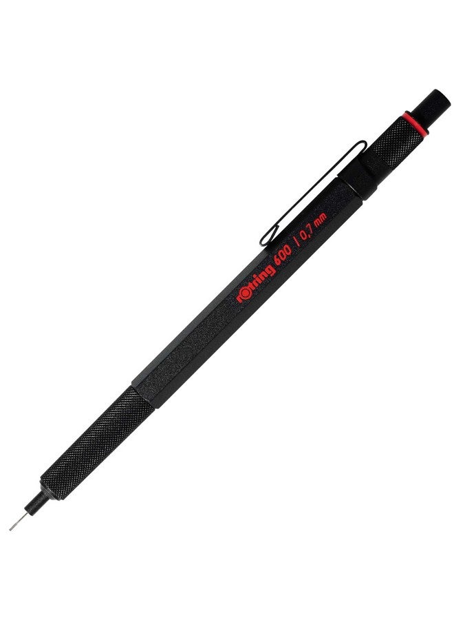 rOtring 600 Series Mechanical Pencil, 0.7mm, Black Body (502607) - Image 1