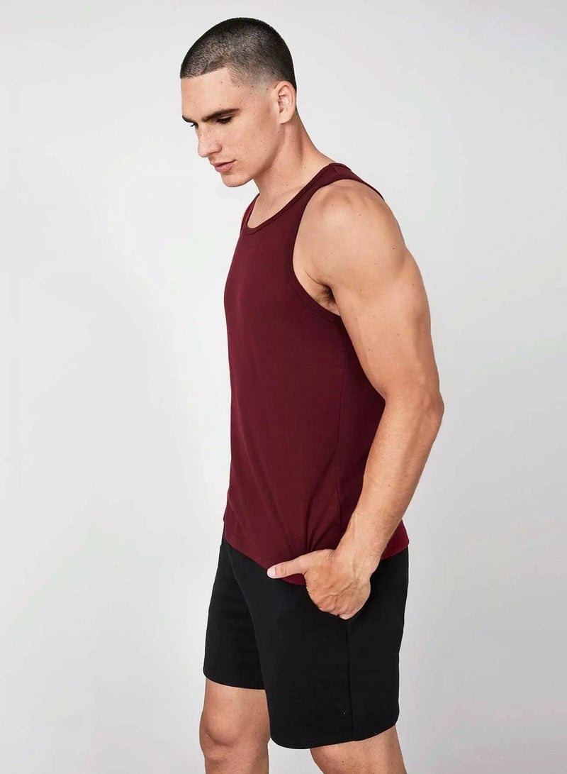 Men Cotton Round Neck Tank Top - Image 3