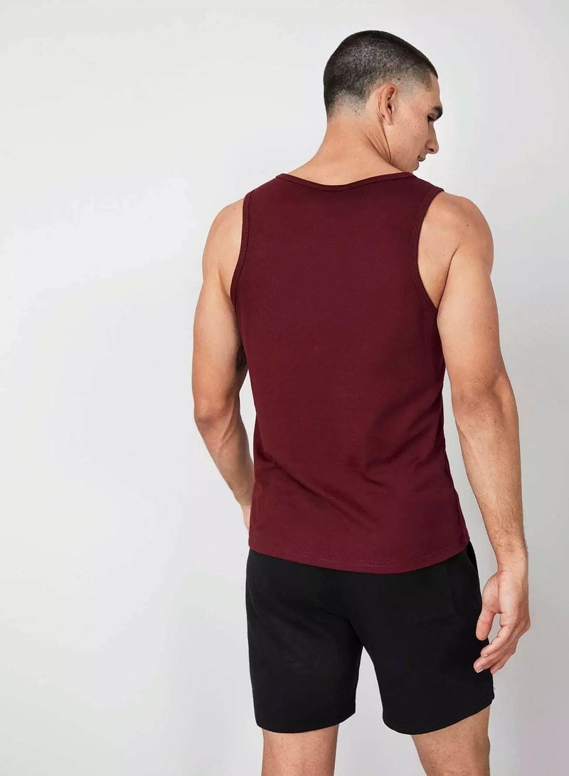 Men Cotton Round Neck Tank Top - Image 2