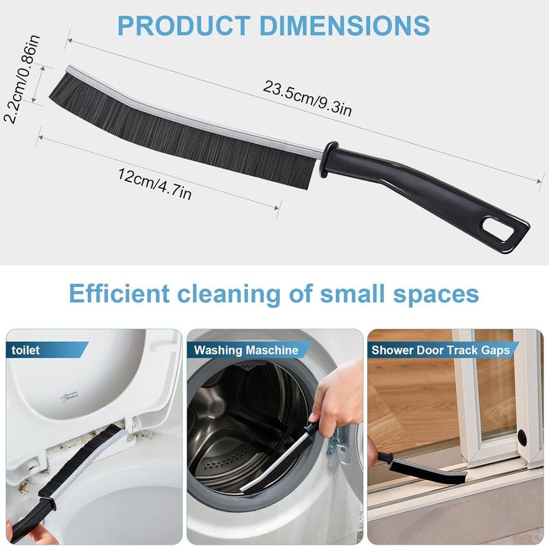 RIOMAX Mini Gap Cleaning Brush Hard Bristle Gap Brush for Cleaning Multipurpose Crevice Cleaning Brush Dead Corner Cleaning Brush Used for Home Toilet Bathroom Kitchen Tiles Window Slots (Pack of 3) - Image 5
