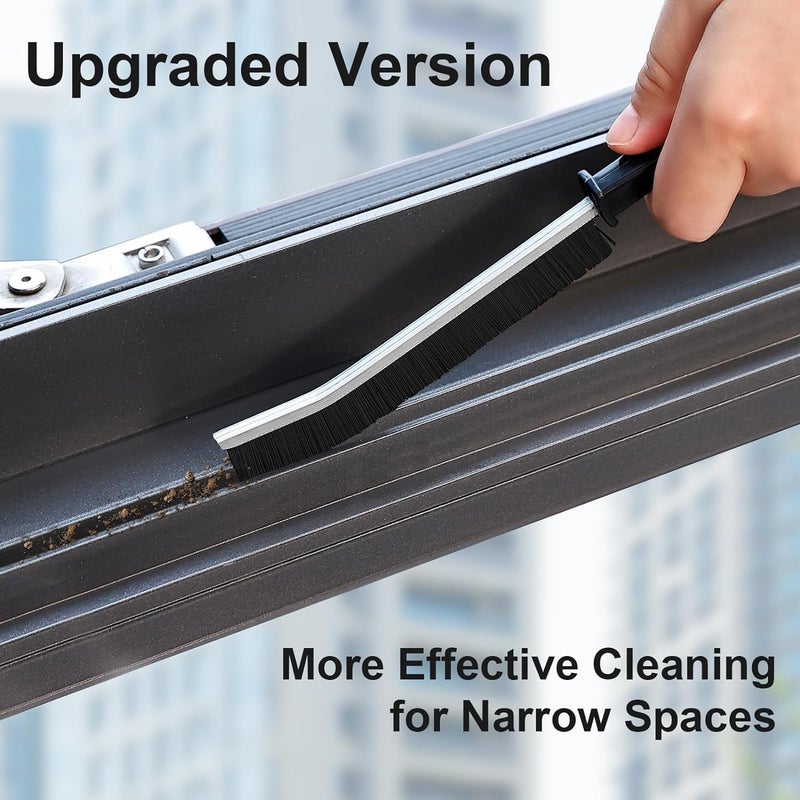 RIOMAX Mini Gap Cleaning Brush Hard Bristle Gap Brush for Cleaning Multipurpose Crevice Cleaning Brush Dead Corner Cleaning Brush Used for Home Toilet Bathroom Kitchen Tiles Window Slots (Pack of 3) - Image 2