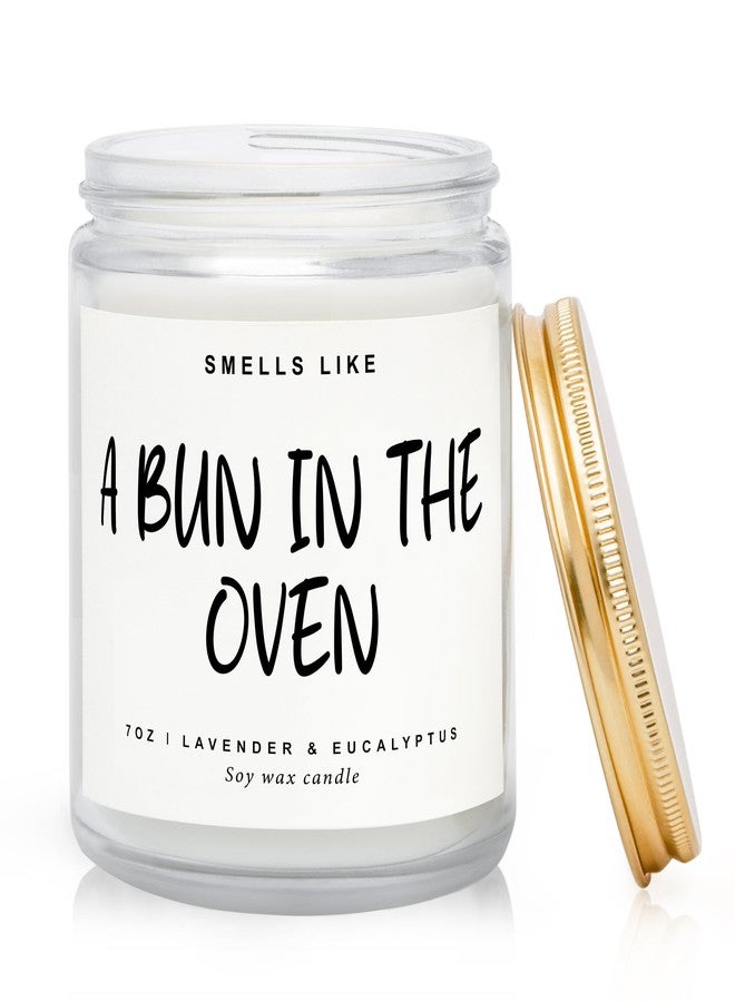 Elequaint Baby Pregnancy Announcements, Baby Shower Gifts Ideas - a Bun in the Oven Candles, Pregnancy Reveal to Parents, Best Pregnancy Announcement Gift for Grandparents, Uncle, Aunt - Image 1