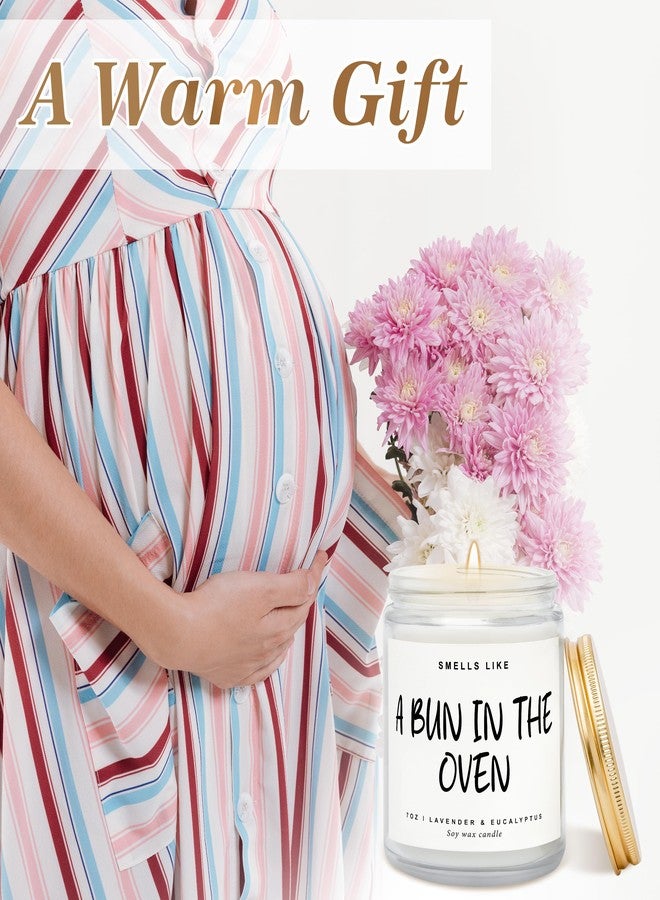 Elequaint Baby Pregnancy Announcements, Baby Shower Gifts Ideas - a Bun in the Oven Candles, Pregnancy Reveal to Parents, Best Pregnancy Announcement Gift for Grandparents, Uncle, Aunt - Image 2