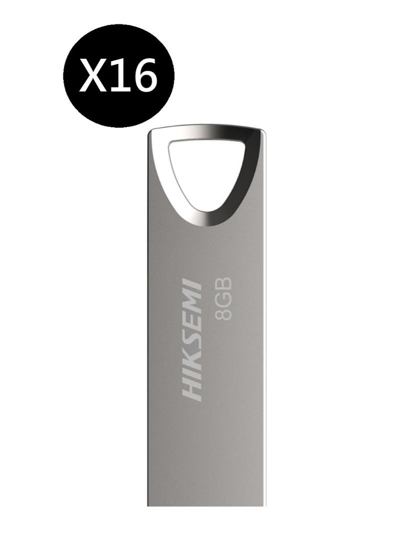 HIKSEMI Bundle Of 16 Metal 8GB USB Flash Drive, HS-USB-M200