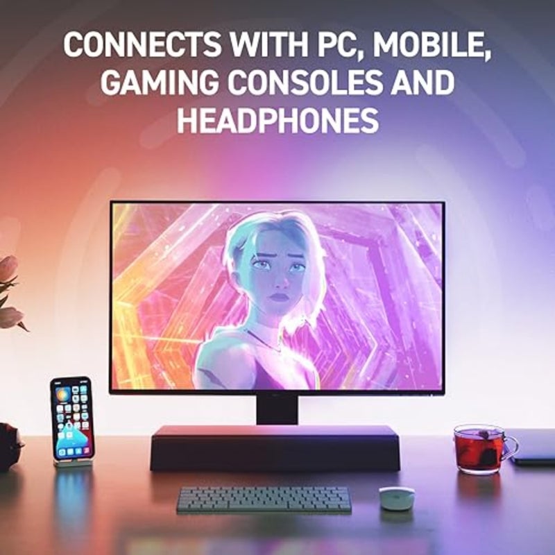 مكبر صوت صغير الحجم من CREATIVE Stage SE مزود بتقنية Bluetooth 5.3 وصوت USB رقمي للكمبيوتر الشخصي والهواتف المحمولة - Image 5