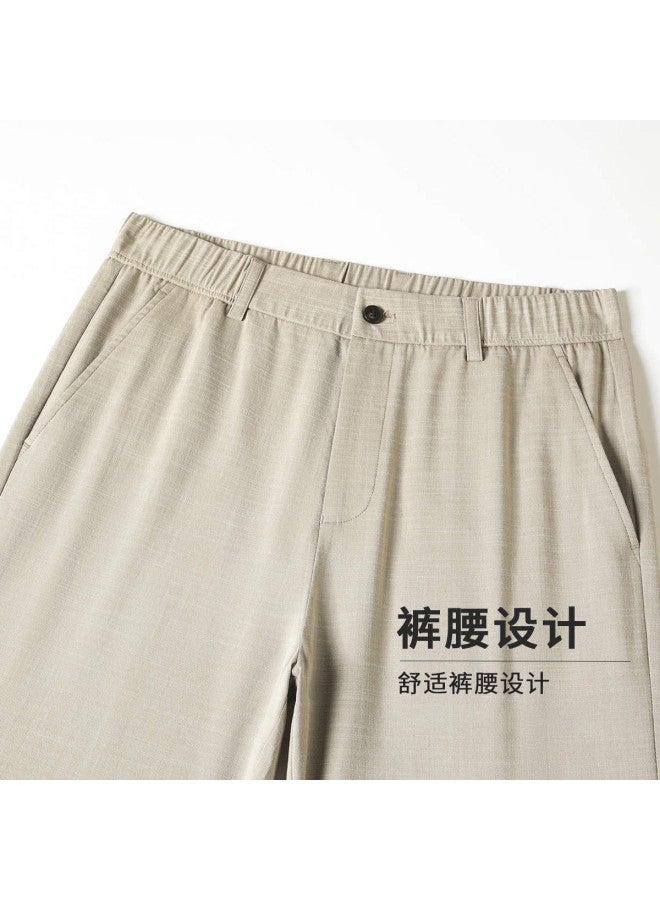 FOLUNSI men's Casual Pants - 2025 Spring Loose Straight-leg Premium Trousers - Image 4