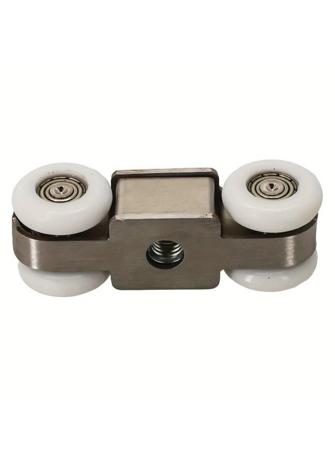 Heavy Duty Sliding Door Rollers Matte Metallic Finish Quiet Gliding Easy Installation - Image 2