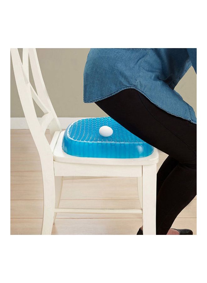SILINGGY Breathable Seat Cushion Blue 380x40x300mm - Image 4