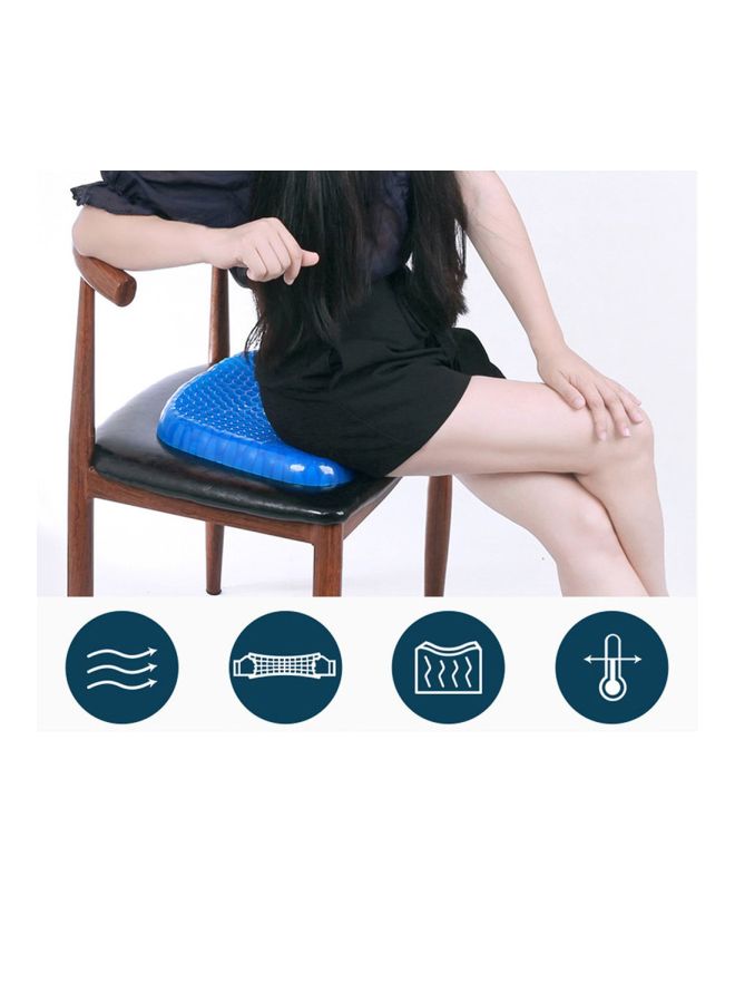 SILINGGY Breathable Seat Cushion Blue 380x40x300mm - Image 2