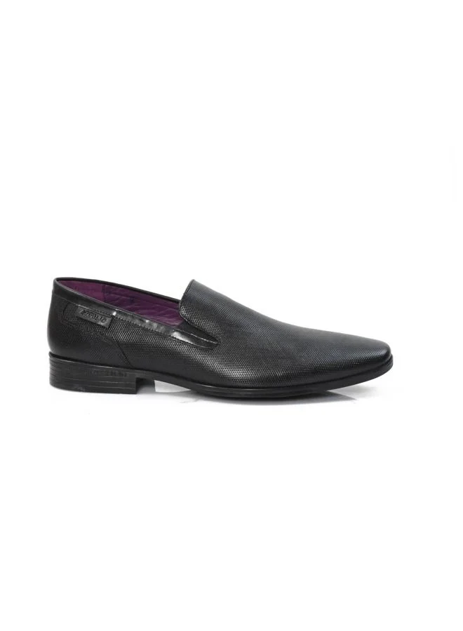 ATTILIO Men's Jousen Slip on Comfort Brown Leather Work Office Formal Occasion Party Casual Wear Italian Design Anti Skid Padded Insole Premium Shoes