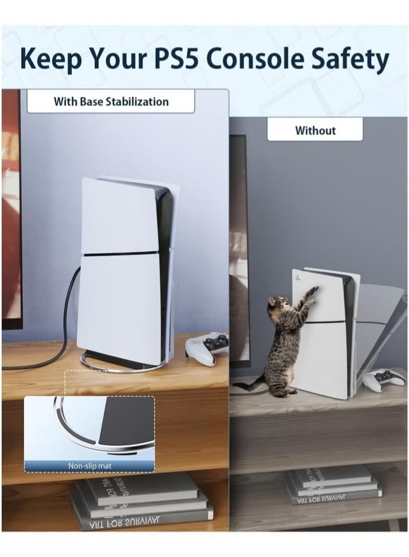 X-level Vertical Stand for PS5 Consoles - Playstation 5 Slim Base Accessories - Image 3