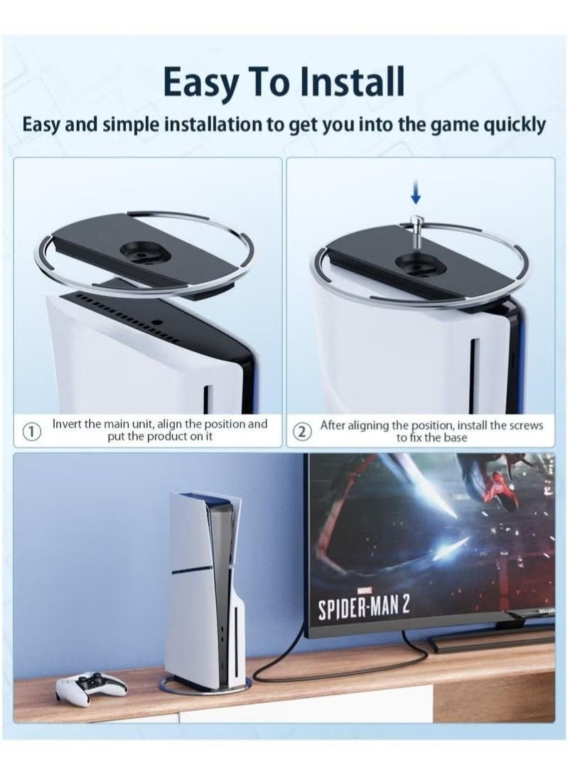 X-level Vertical Stand for PS5 Consoles - Playstation 5 Slim Base Accessories - Image 5