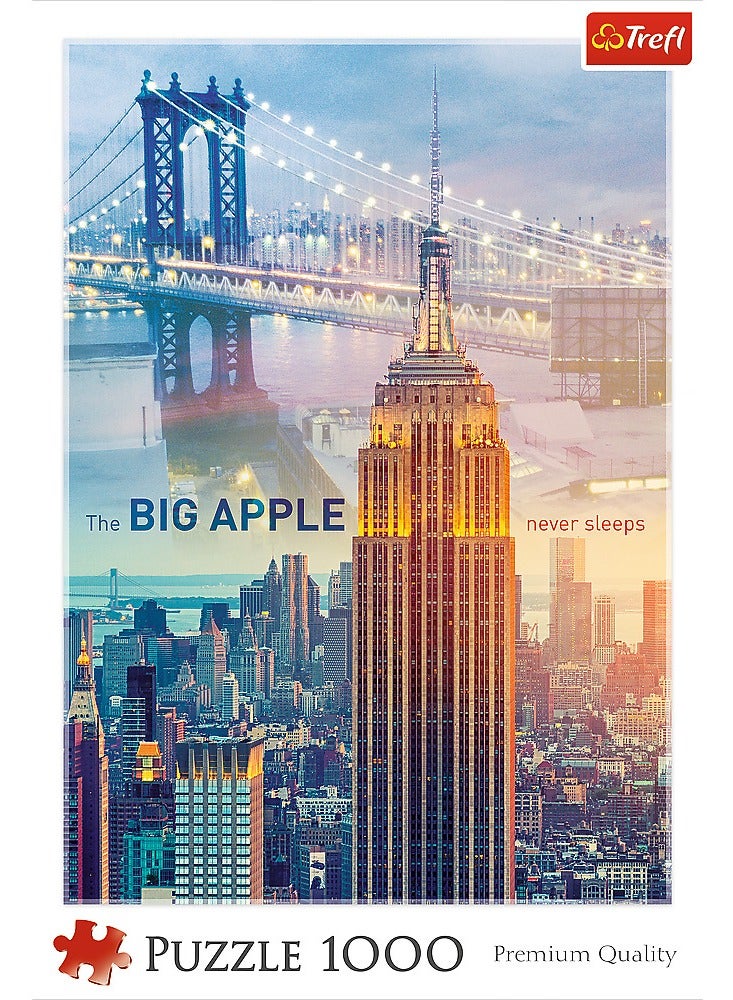 Trefl - 1000 Pieces New York At Dawn Puzzle - 10393 - Image 2