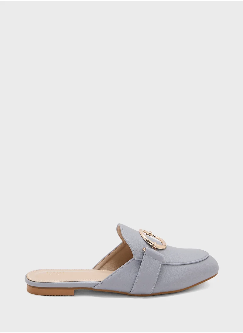 ELLA Oval Trim Detail Slip On Shoe