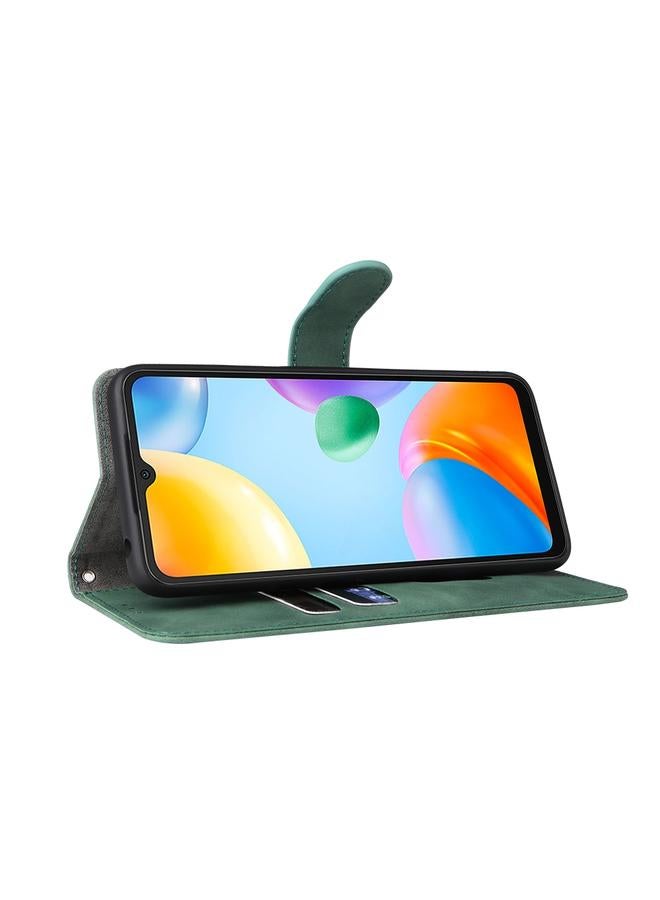 erorex Case For Xiaomi Redmi 10C Skin Feel Magnetic Flip Leather Phone Case - Image 5