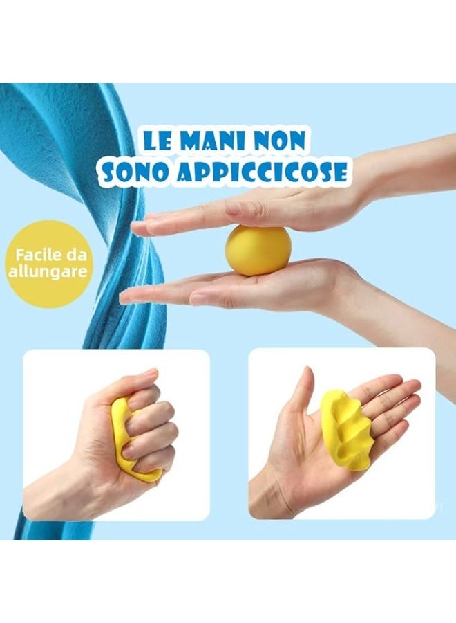 DOUGH 12 Colour (72 Pieces) Polymer Modelling for Children for Clay without Baking Polymer Foam Clay - Image 5