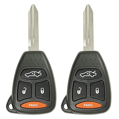Keyless2Go Replacement for Keyless Remote Head Key Fob 4 Button KOBDT04A and OHT692427AA (2 Pack) - Image 1