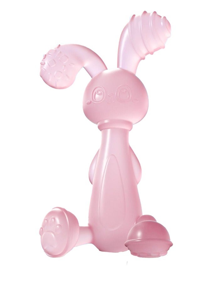 1 Piece Soft Chewable Silicone Fresh Food Teething Feeder Pacifier - pink 1 - Image 1