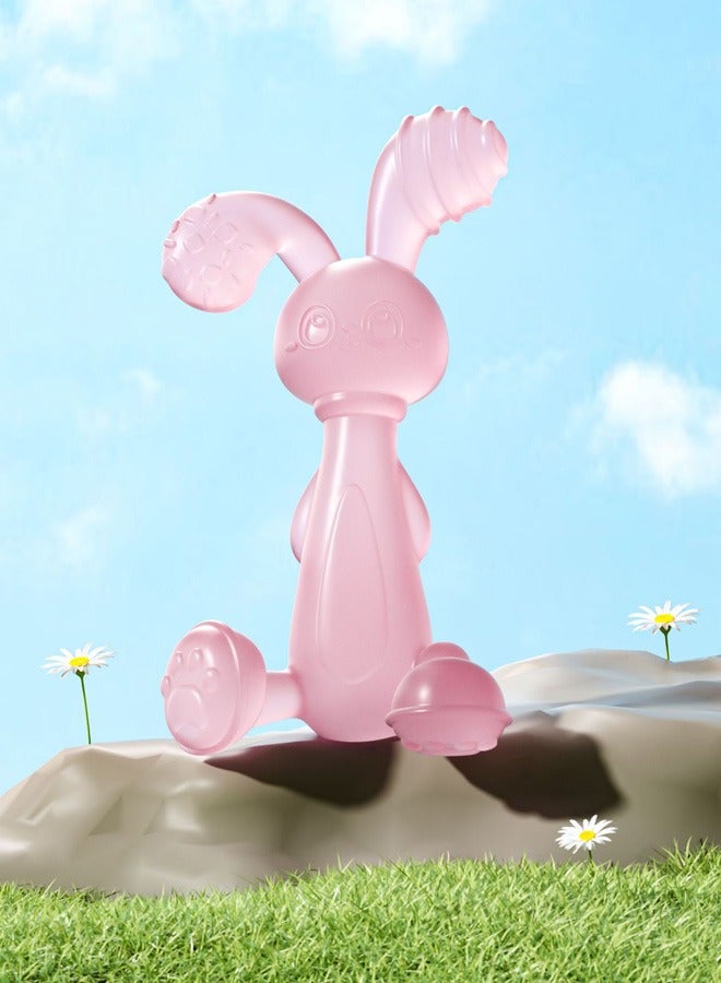 1 Piece Soft Chewable Silicone Fresh Food Teething Feeder Pacifier - pink 1 - Image 5