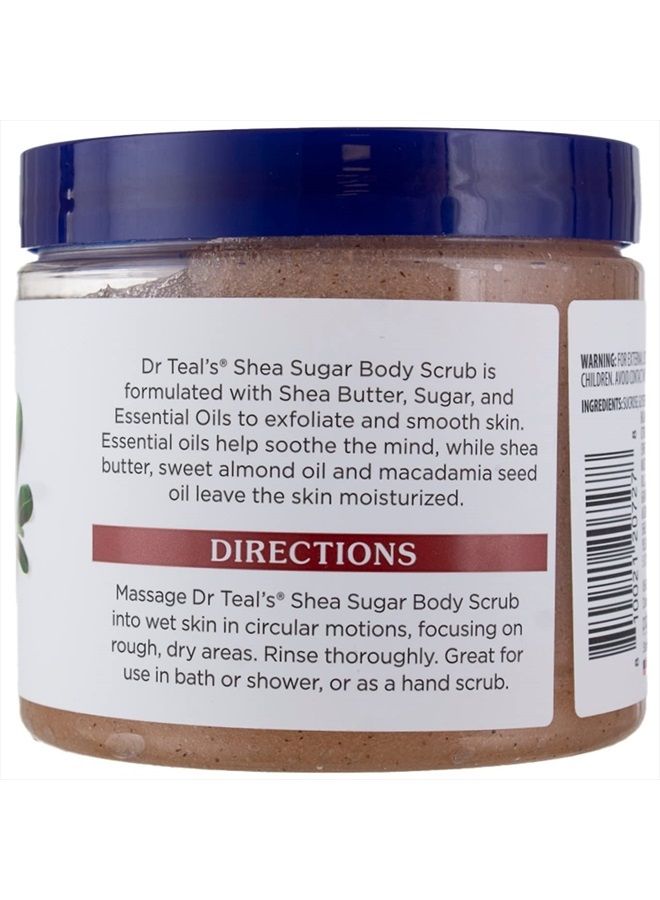 Dr Teal's Dr. Teal's Shea Sugar Scrub Shea Butter & Almond Oil 19 Ounce Jar  - Image 3
