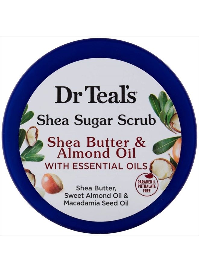 Dr Teal's Dr. Teal's Shea Sugar Scrub Shea Butter & Almond Oil 19 Ounce Jar  - Image 5