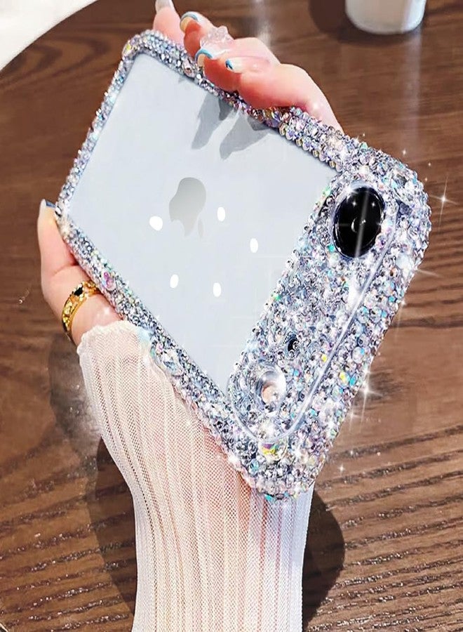 Cavdycidy جراب Cavdycidy المصمم والمتوافق مع iPhone 17 Air Bling الشفاف للنساء، جراب هاتف لامع لطيف مع حماية للكاميرا من أحجار الراين الماسية المتلألئة، غطاء صلب كريستالي مضاد للسقوط للفتيات - Image 1