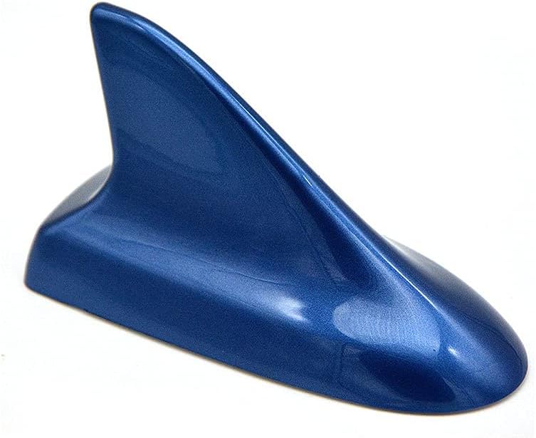 idain Auto Car Shark Fin Universal Roof Antenna Dummy Aerial for Decoration ONLY (Blue) - Image 1