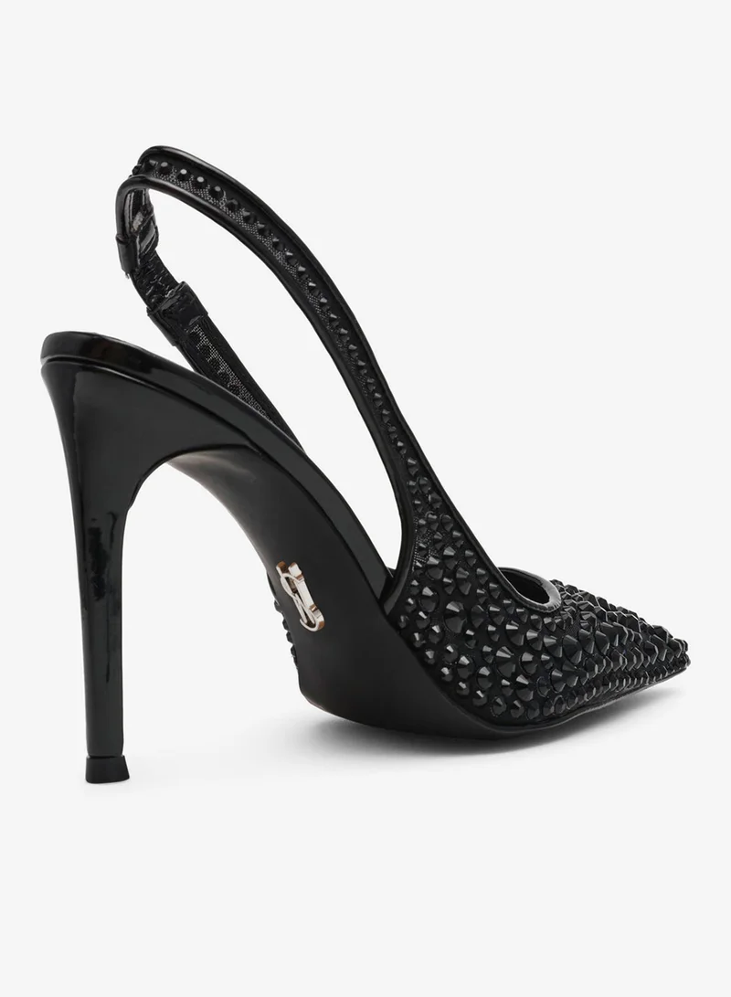 STEVE MADDEN Steve madden reyes-r women's black heels sandals