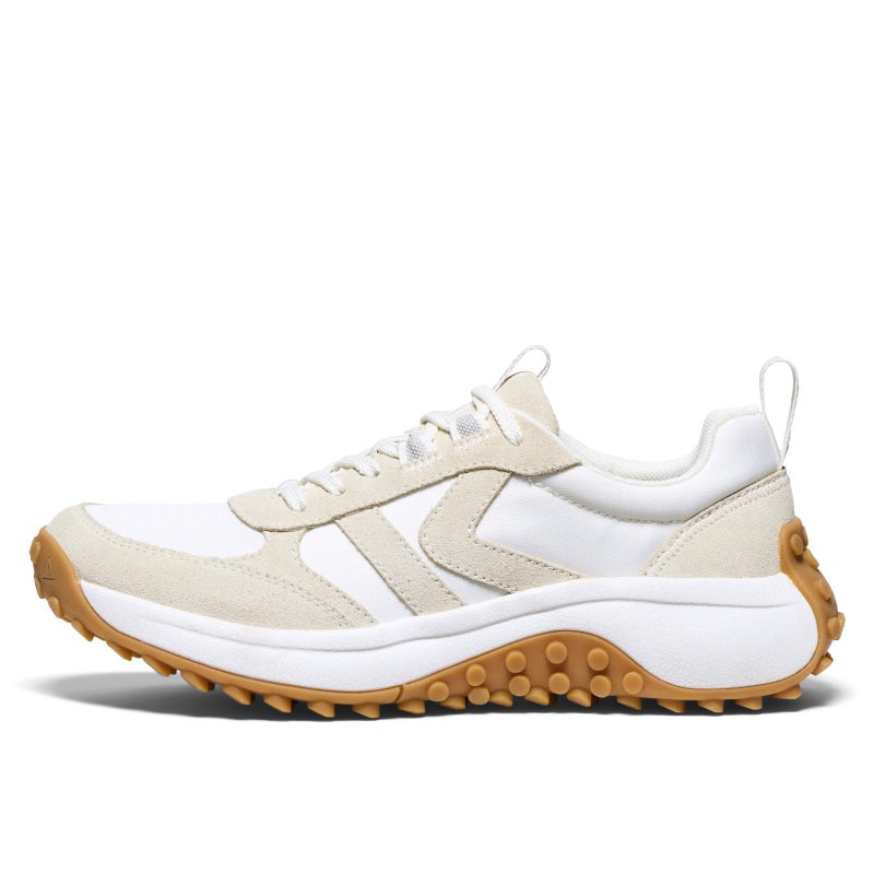 KEEN Women's KS86 Comfortable Durable Retro Style Sneakers, Birch/Star White, 9.5 - Image 3