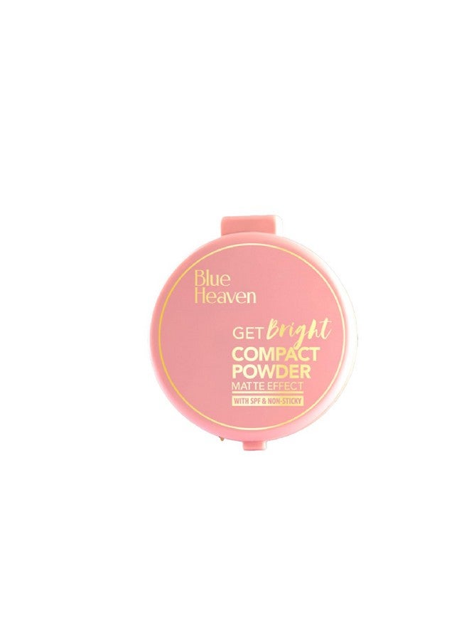 بلو هيفن بودرة مضغوطة جيت برايت أول سكين من بلو هيفن للنساء مع عامل حماية من الشمس، غير لاصقة، خالية من الزيوت، تركيبة خفيفة الوزن، فانيليا، 16 جرام - Image 1