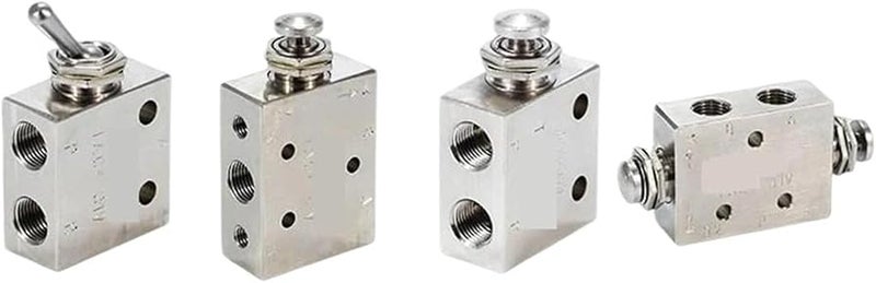 TAC 3P Mechanical Pneumatic Switch Air Manual Button Valve - Image 2