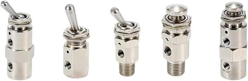 TAC 3P Mechanical Pneumatic Switch Air Manual Button Valve - Image 4