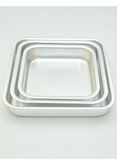 Generic Pure Aluminum Square Pan  - Image 1