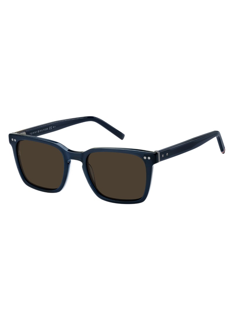 TOMMY HILFIGER - Men's UV Protection Sunglasses Th 1971/S Blue 42.3 - Lens Size: 53 Mm - Image 1