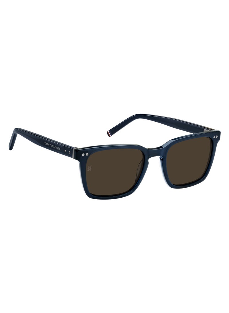 TOMMY HILFIGER - Men's UV Protection Sunglasses Th 1971/S Blue 42.3 - Lens Size: 53 Mm - Image 1