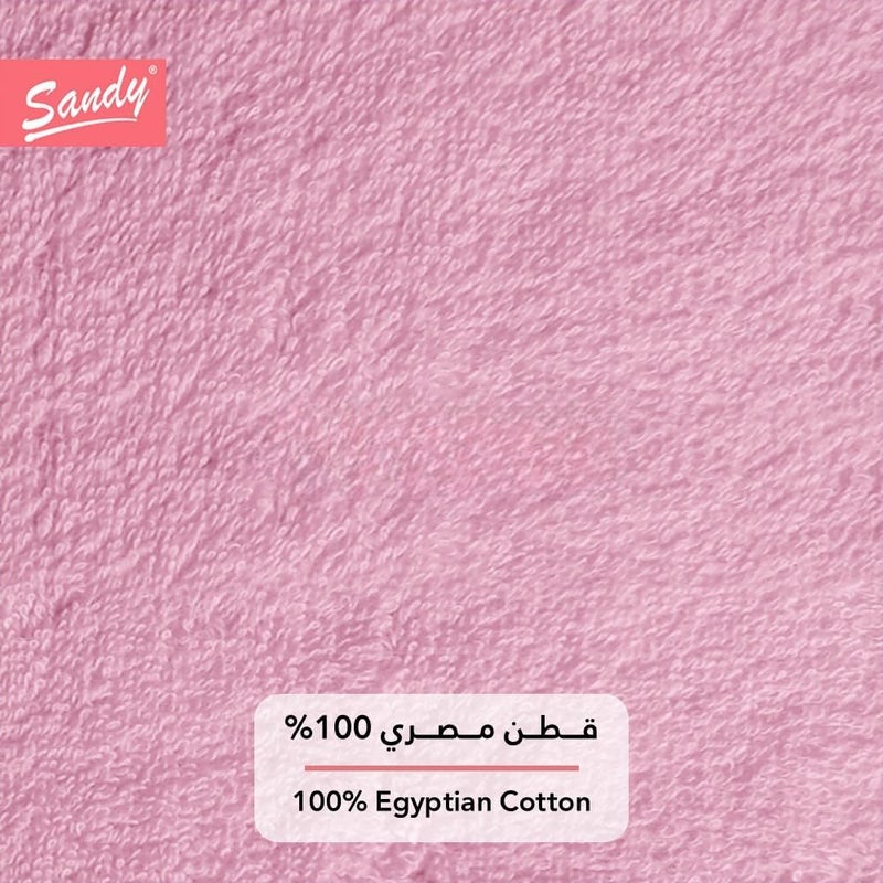 Premium Hotel Quality Bath Towel 100% Cotton Made in Egypt, Soft Quick Drying and Highly Absorbent (70x140 cm) - Pink - Image 5