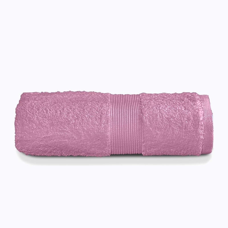Premium Hotel Quality Bath Towel 100% Cotton Made in Egypt, Soft Quick Drying and Highly Absorbent (70x140 cm) - Pink - Image 1