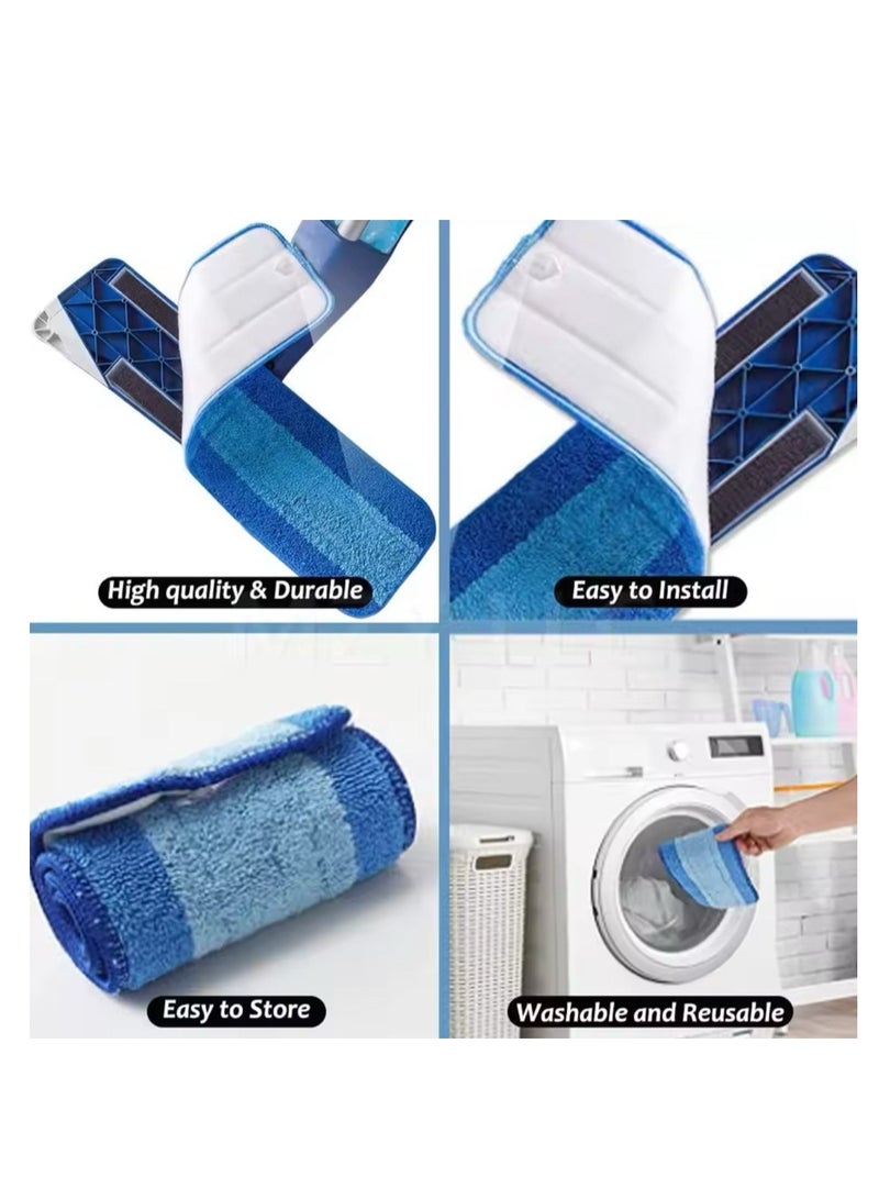 3PCS Microfiber Cleaning Pad Compatible with Bona, Mop Replacement Pads Fit Bona Pads Floor Cleaning Pads, Reusable Mop Pads Compatible with Bona Refills Pads, Washable Pads Fit Bona Family of Mops - Image 2