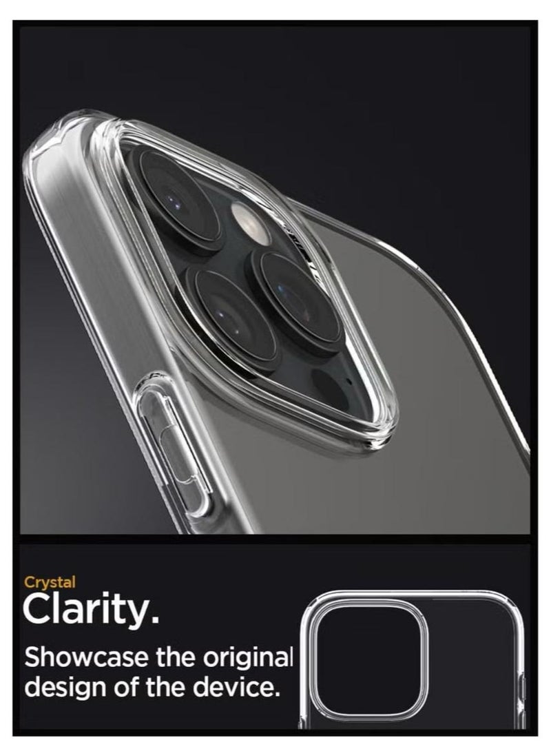 Spigen Liquid Crystal for iPhone 16 Pro Case Cover (2024) - Crystal Clear - Image 3