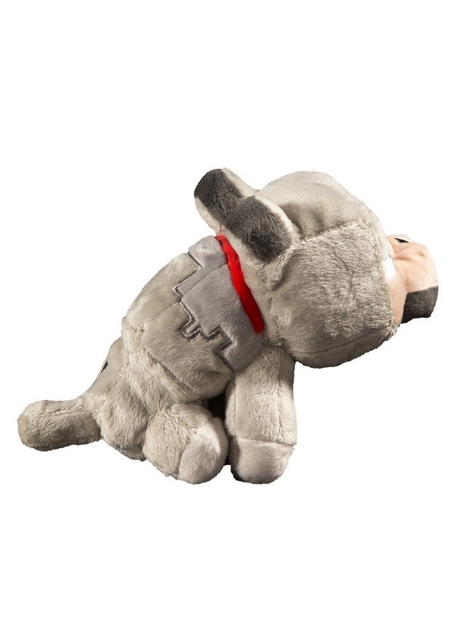 JINX دمية محشوة من جينكس، ذئب صغير من ماينكرافت، رمادي، 5 بوصات طولا - Image 2