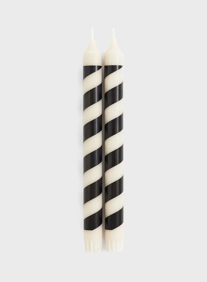 H&M 2-Pack Candy Cane Candles