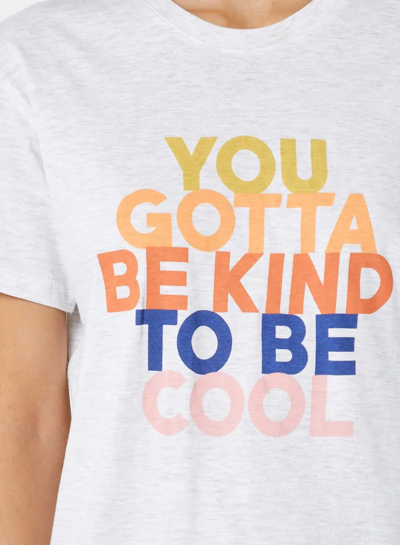 Cotton On Slogan T-Shirt