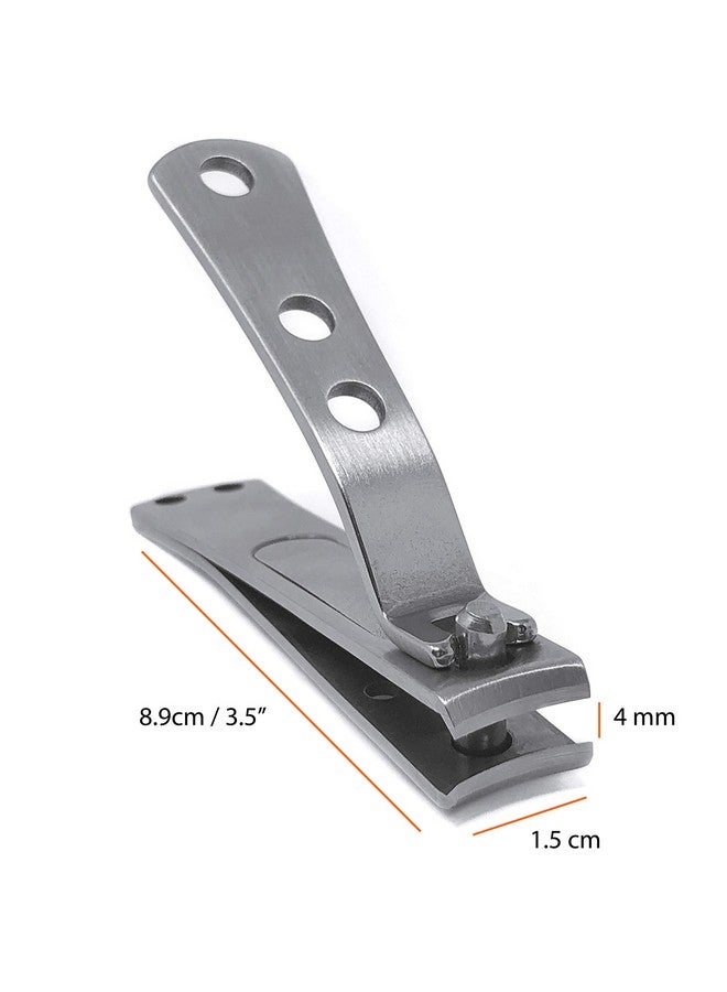 KOHM Nail Clippers for Thick Nails - Heavy-Duty, Stainless Steel, Tough, Professional Toenail Clippers w/Built-in File - Nail Cutters for Seniors and Adults - Image 2