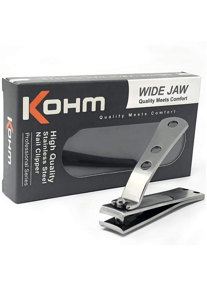 KOHM Nail Clippers for Thick Nails - Heavy-Duty, Stainless Steel, Tough, Professional Toenail Clippers w/Built-in File - Nail Cutters for Seniors and Adults - Image 5