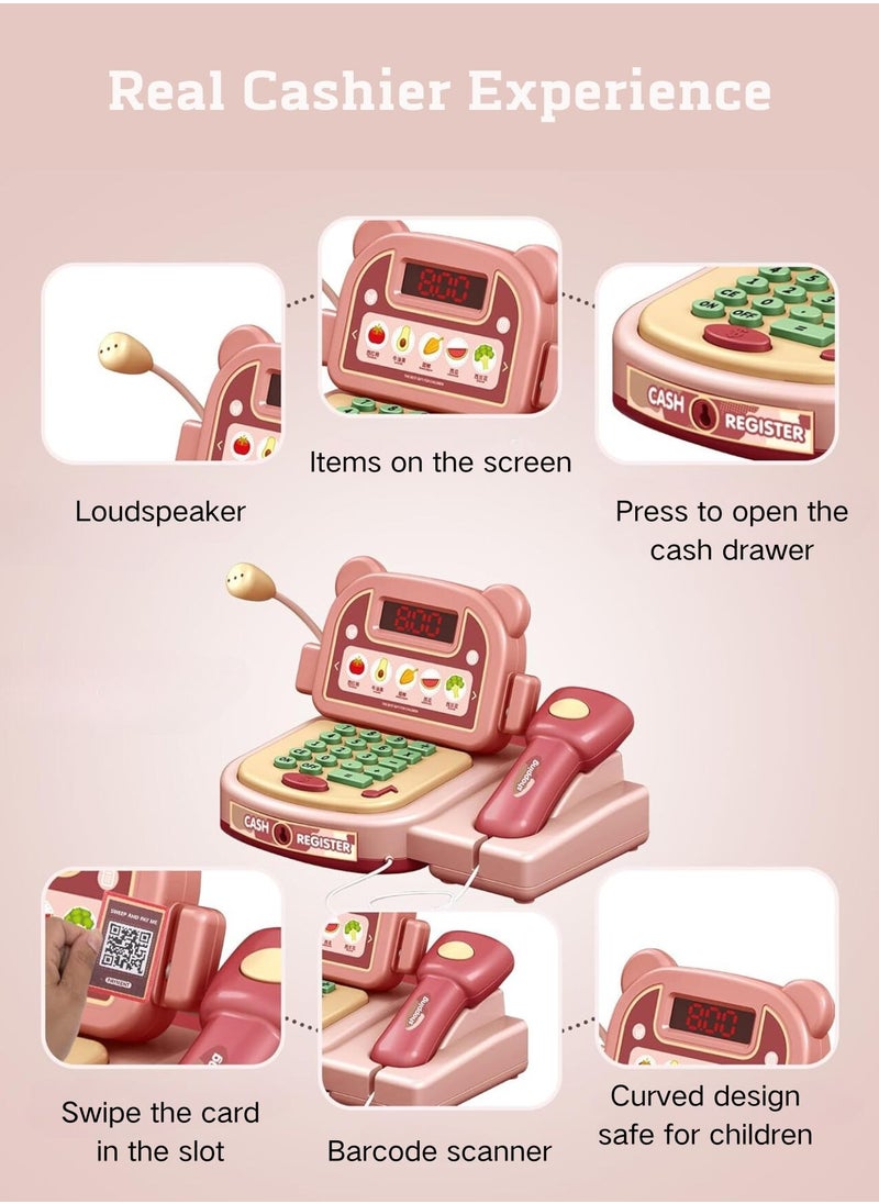 Reva Mini Cash Register Pretend Play Toy with Sound and Light - Fun Kids Toy for Ages 3+  - Image 2