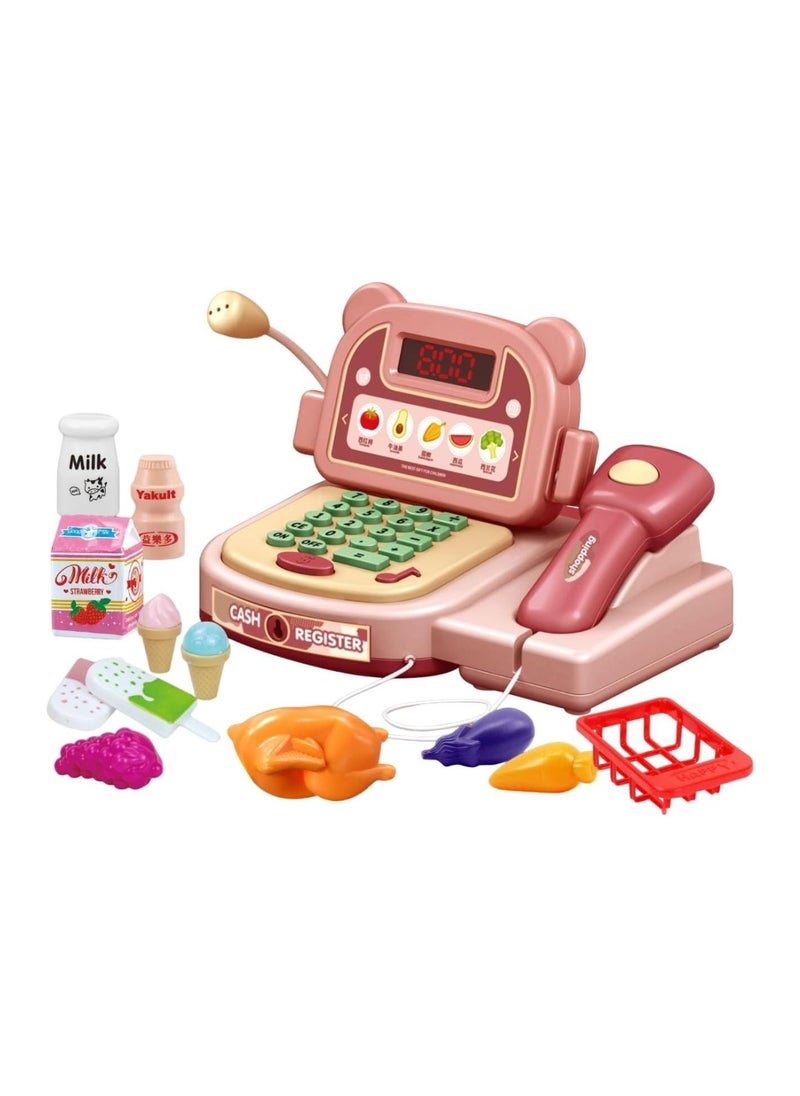 Reva Mini Cash Register Pretend Play Toy with Sound and Light - Fun Kids Toy for Ages 3+  - Image 1