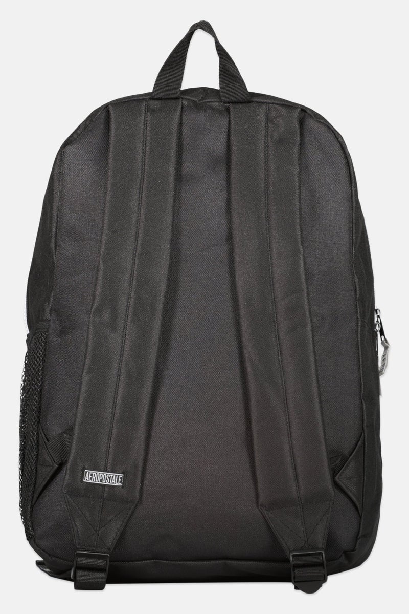 Aeropostale Women Camouflage Logo Backpack, Black - Image 2