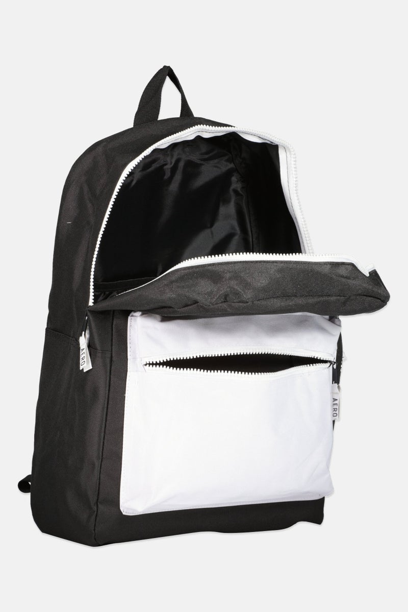 Aeropostale Women Camouflage Logo Backpack, Black - Image 4