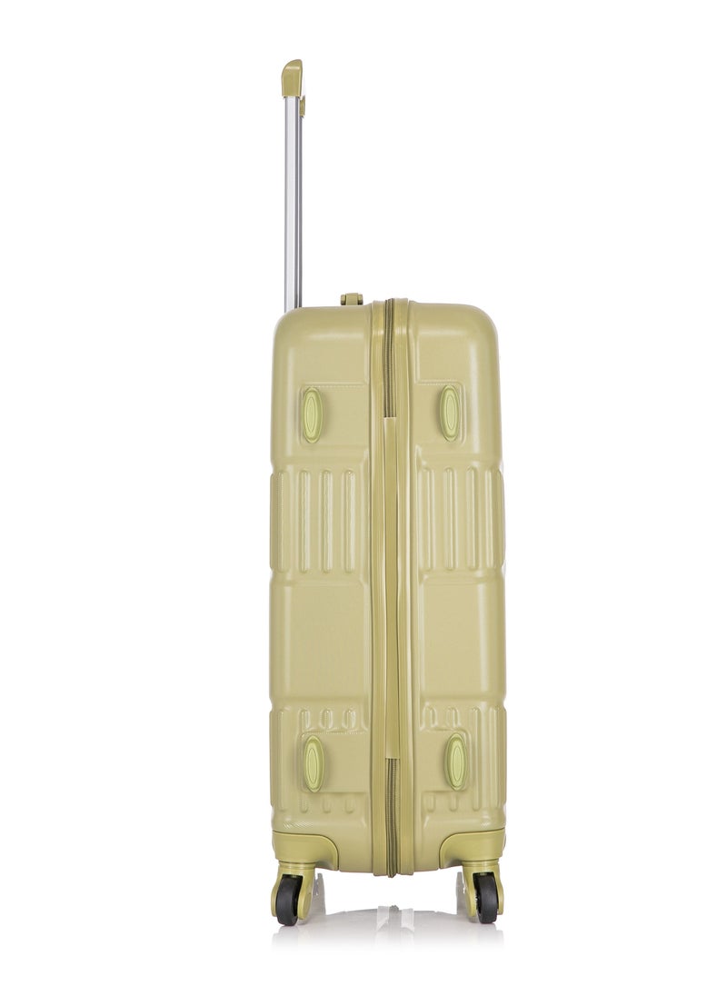 SENATOR - Hard Case Travel Bag Luggage Trolley For Unisex ABS Lightweight Suitcase with 4 Spinner Wheels KH1075 Tea Green - Image 1