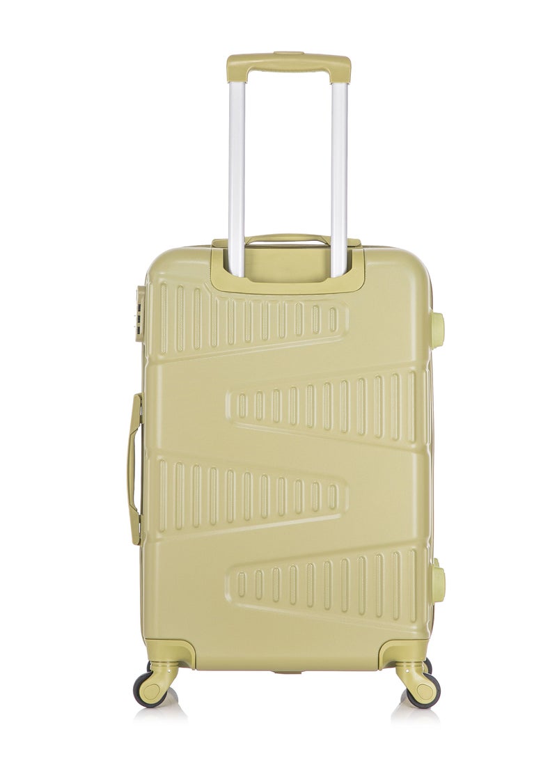 SENATOR - Hard Case Travel Bag Luggage Trolley For Unisex ABS Lightweight Suitcase with 4 Spinner Wheels KH1075 Tea Green - Image 1